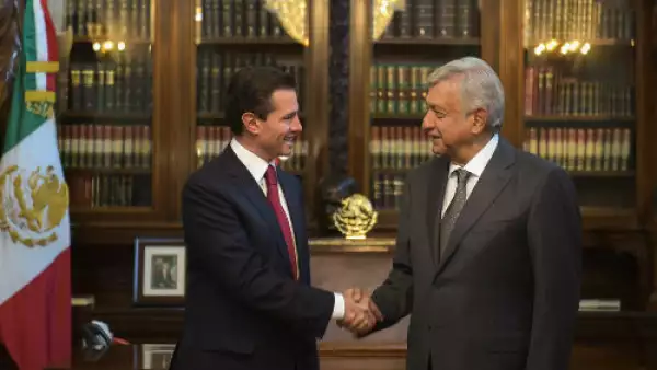 Reuni�n de Enrique Pe�a Nieto con Andr�s Manuel L�pez Obrador