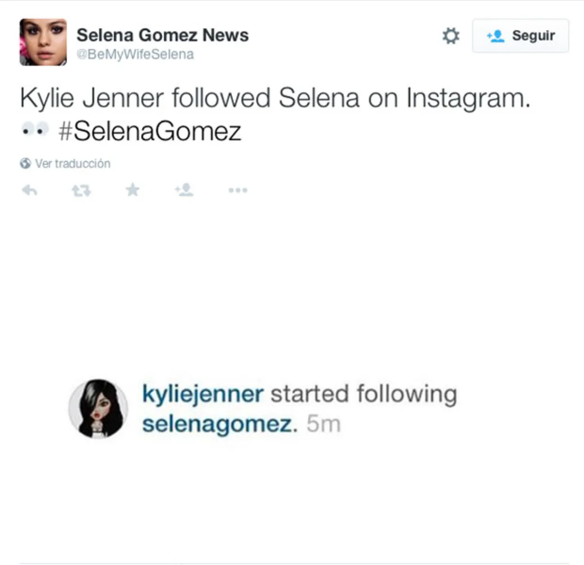 Los fans de Selena se dieron cuenta rápidamente sobre su amistad.