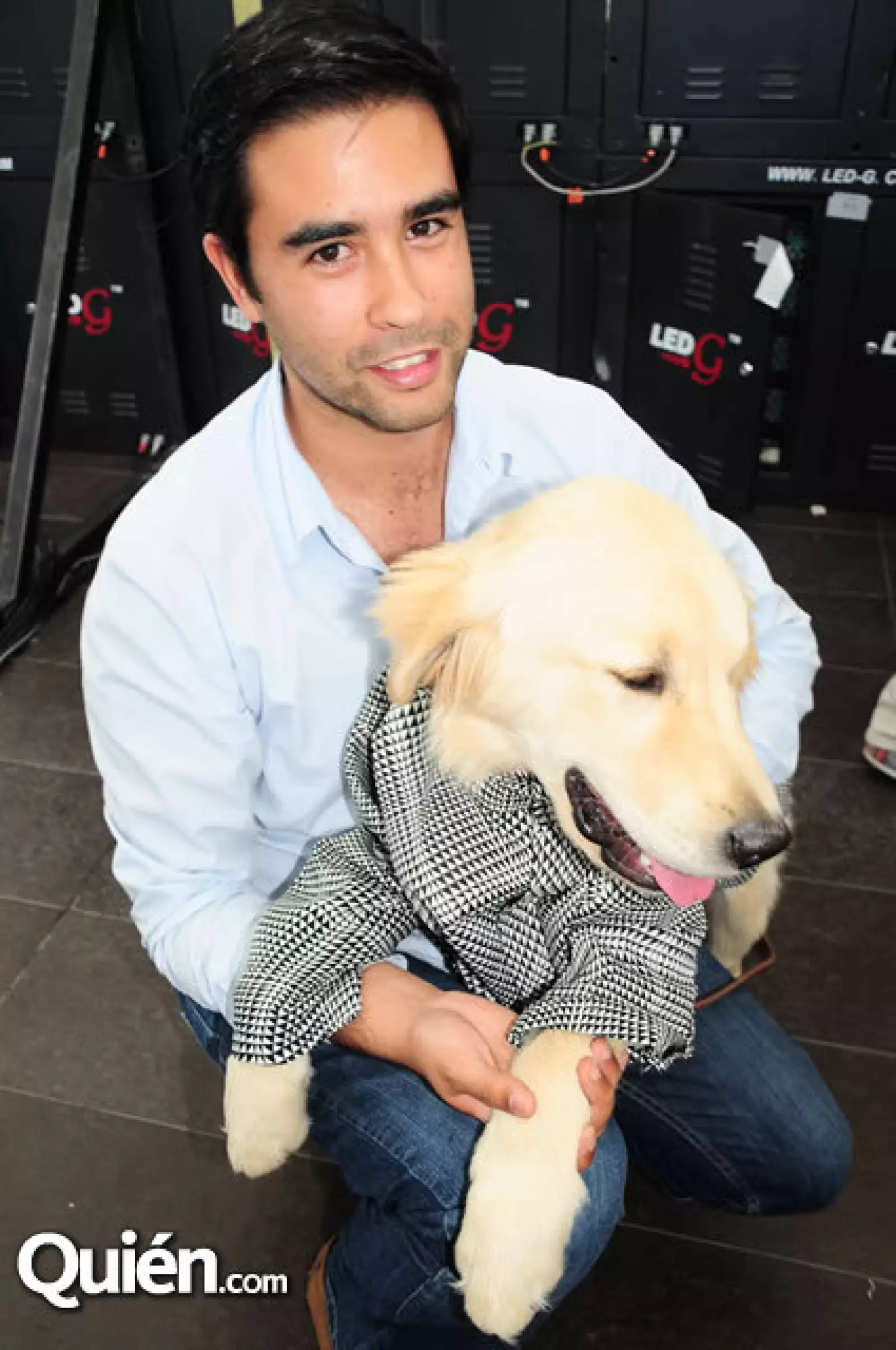 Francisco Pérez con Lucca