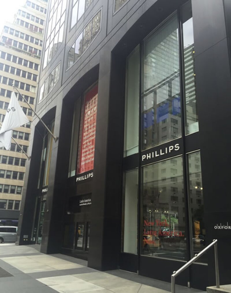 Los Grandes Maestros del Arte Popular en la casa de subastas Phillips en Nueva York.