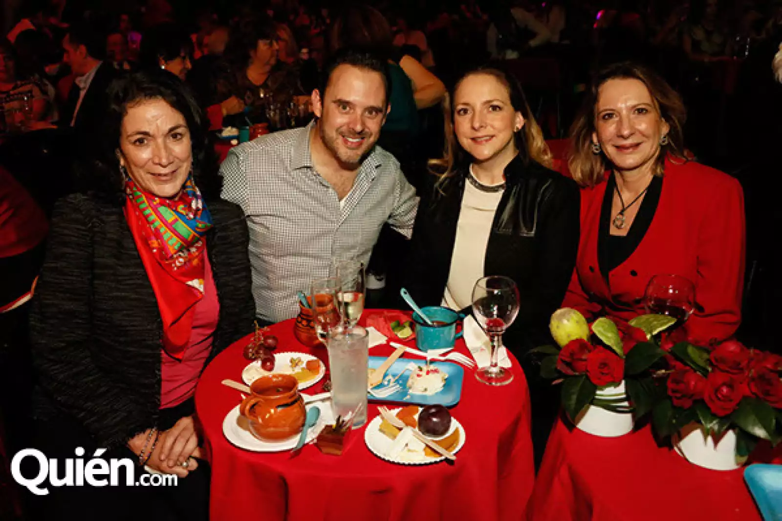 Maru Ahumada, Rodrigo Vázquez, Lorena Tabasco y Nelly Jimenez