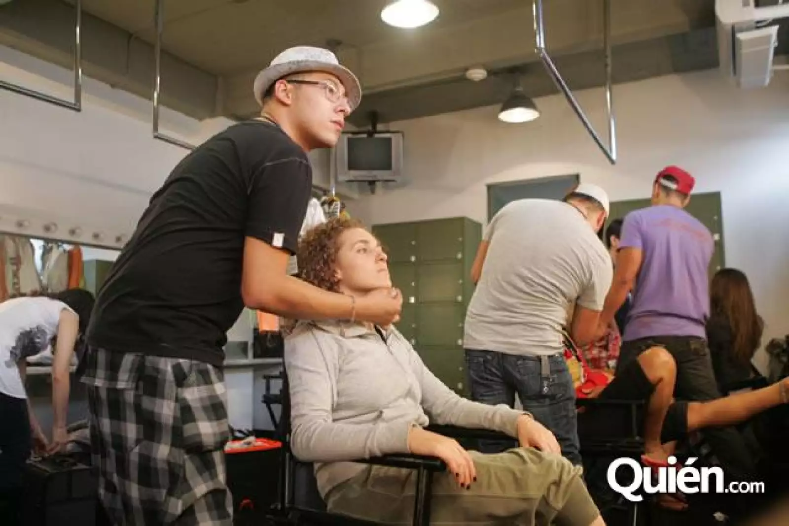 Backstage Gloria Trevi