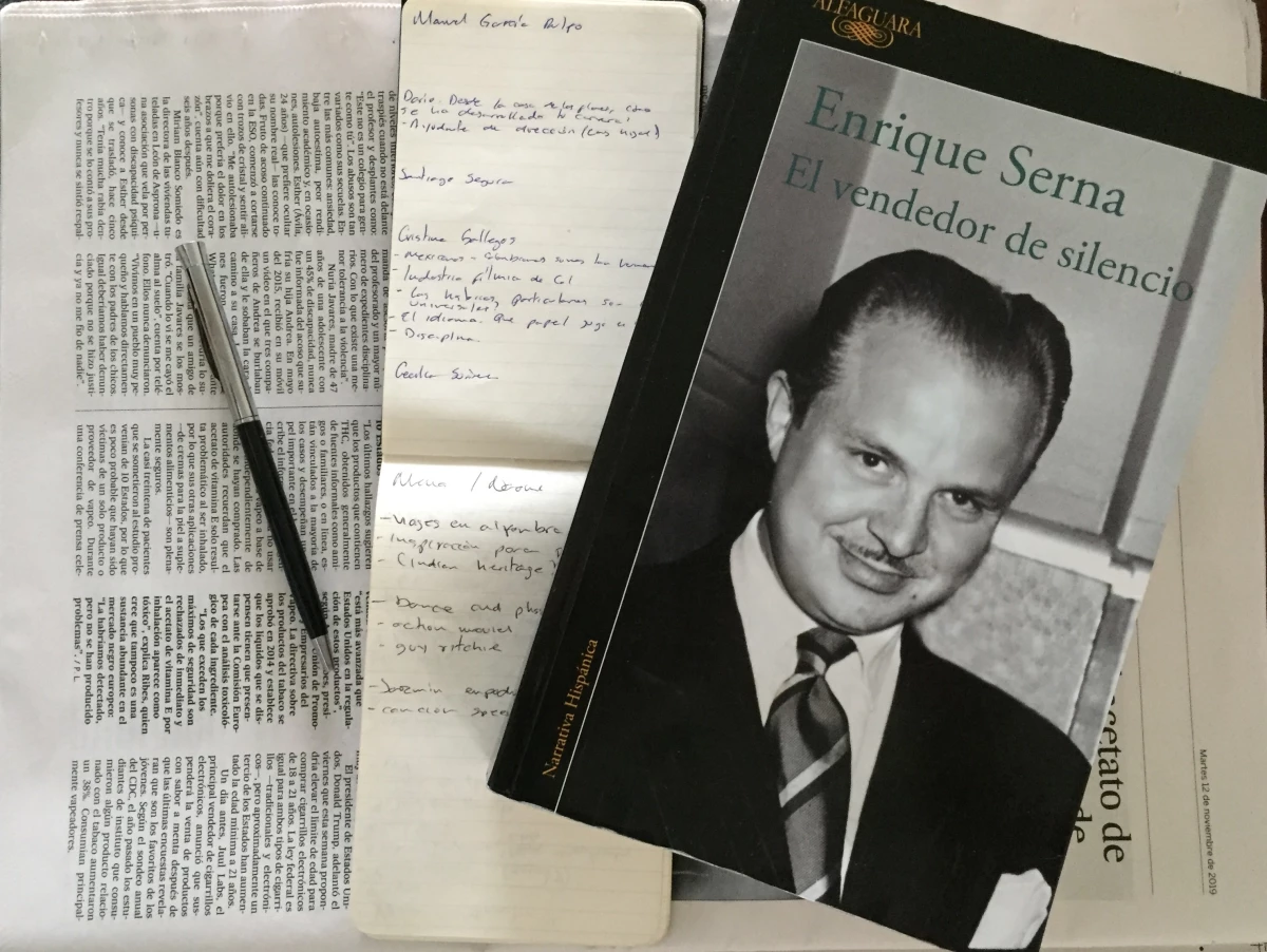 El Vendedor de Silencio, Enrique Serna