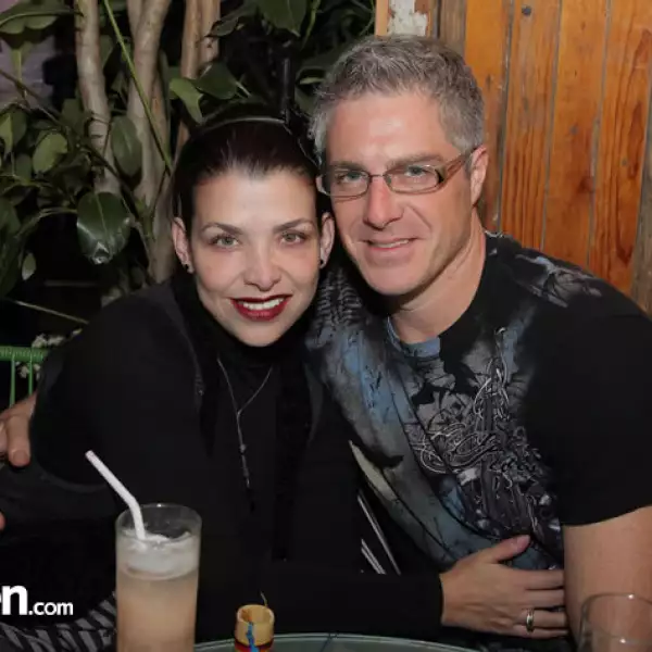 La actriz Lisset con su esposo Lisardo.