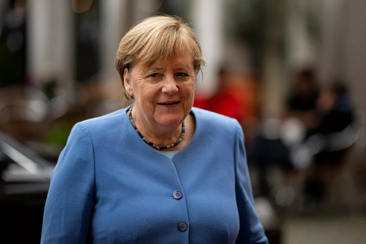 La canciller de Alemania, Angela Merkel, llega a la recepción anual de Obispos en Berlín. 