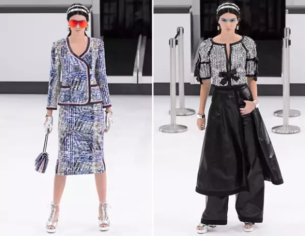 Kendall Jenner en el desfile de SS16 de Chanel.