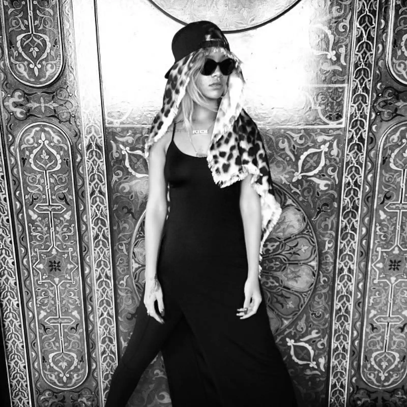 la barbadense comenzó a subir fotos de su gira por Europa, esta foto es de Marruecos.