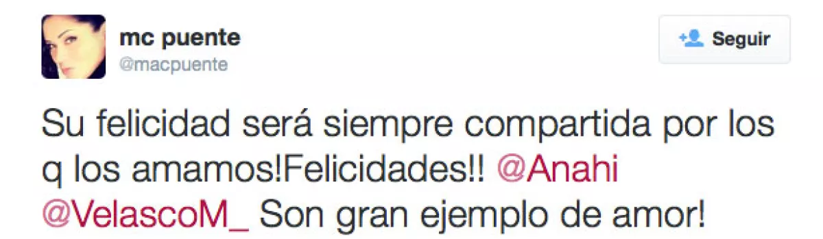 Su hermana no podía faltar en las felicitaciones.