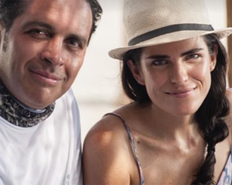 Karla Souza y Gustavo Loza