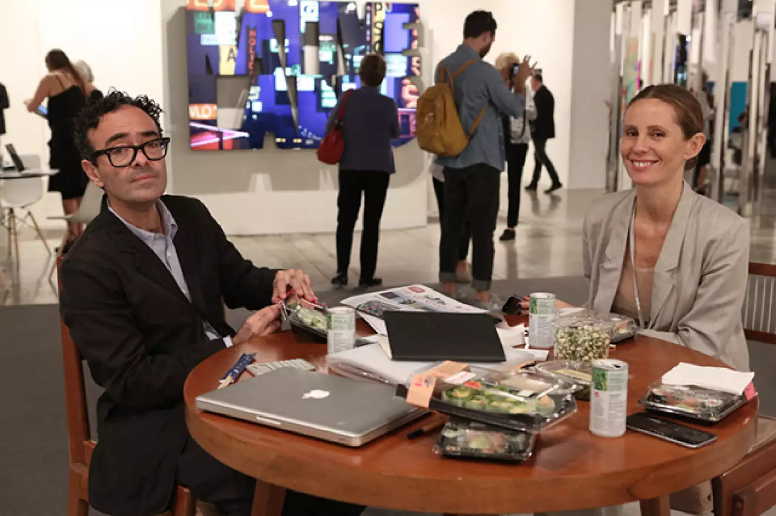 José Kuri y Mónica Manzutto