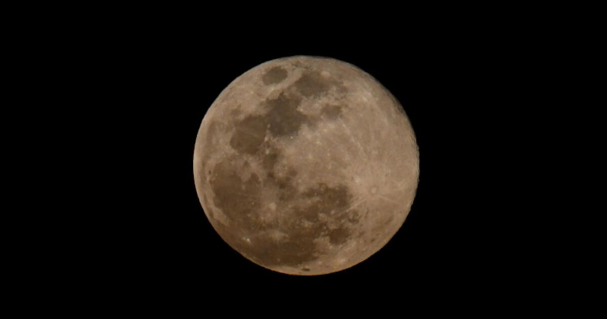 Kurt Ayı dolunayı Ocak 2024'te böyle görünüyordu