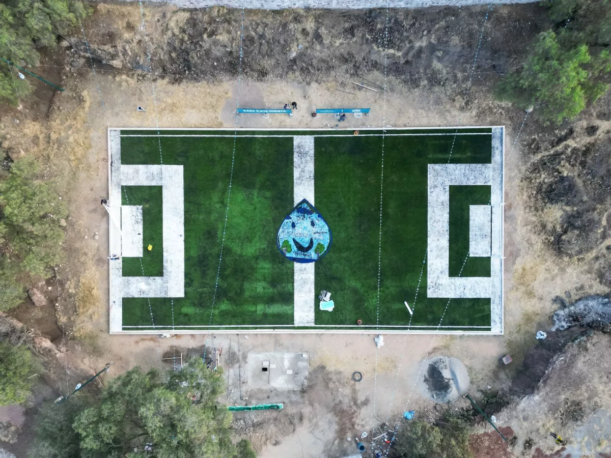 cancha en teotihuacán