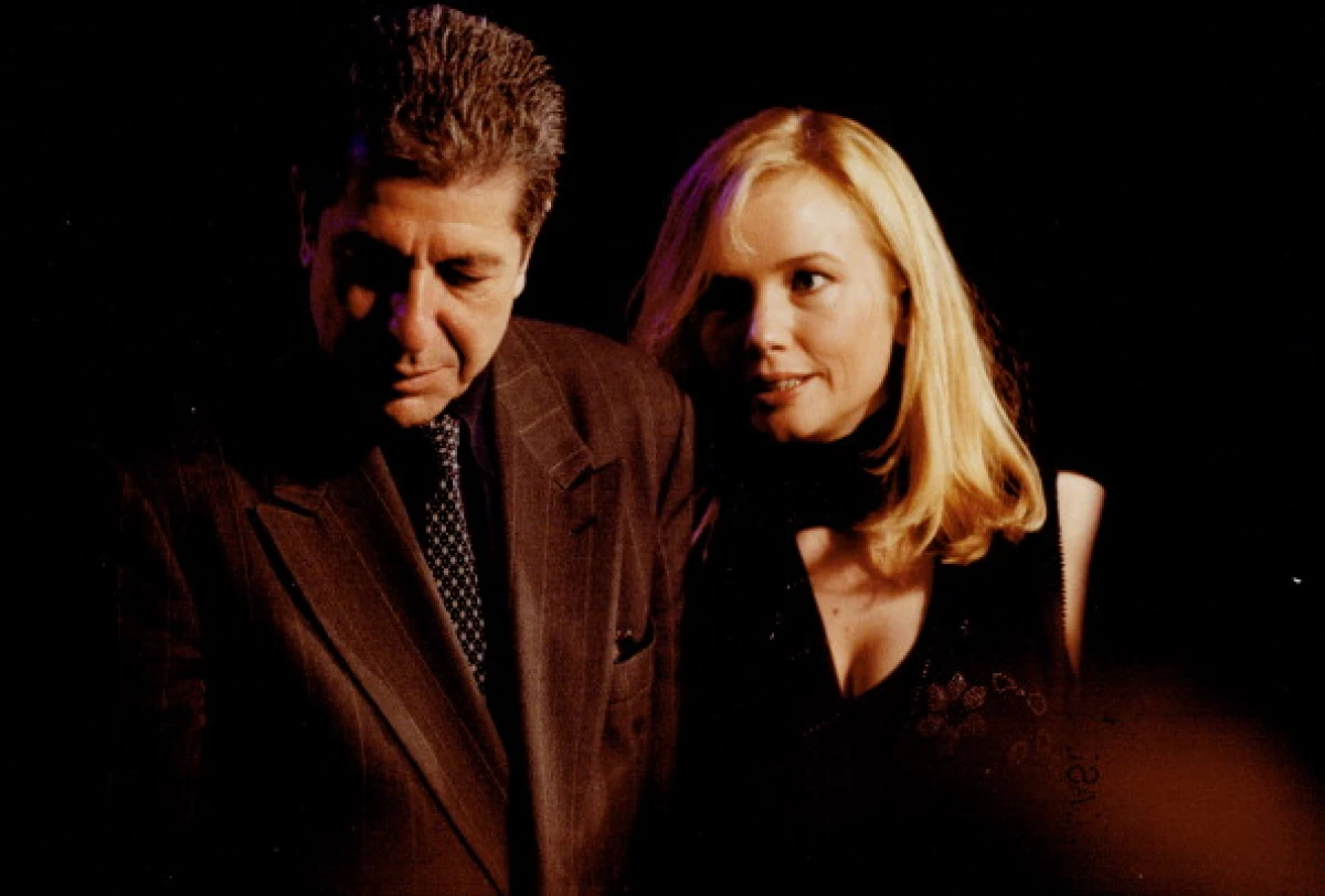Leonard Cohen y Rebecca De Mornay