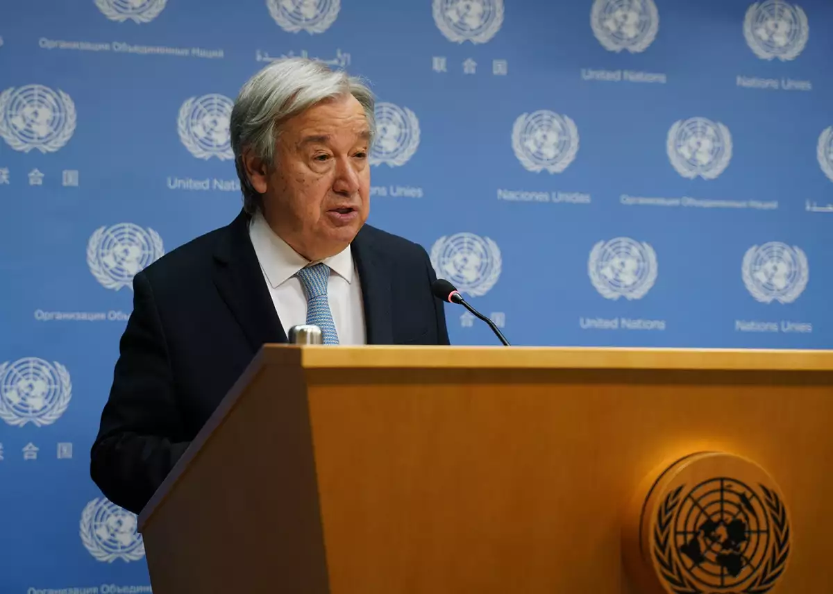 Secretary General of United Nations speaks on Launch of the Global Crisis, Ukraine