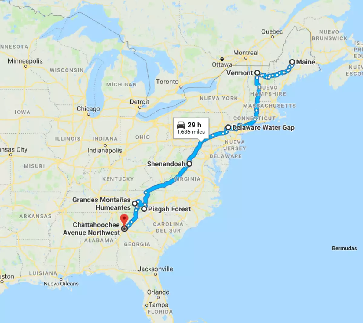 Travesía A Walk in the Woods