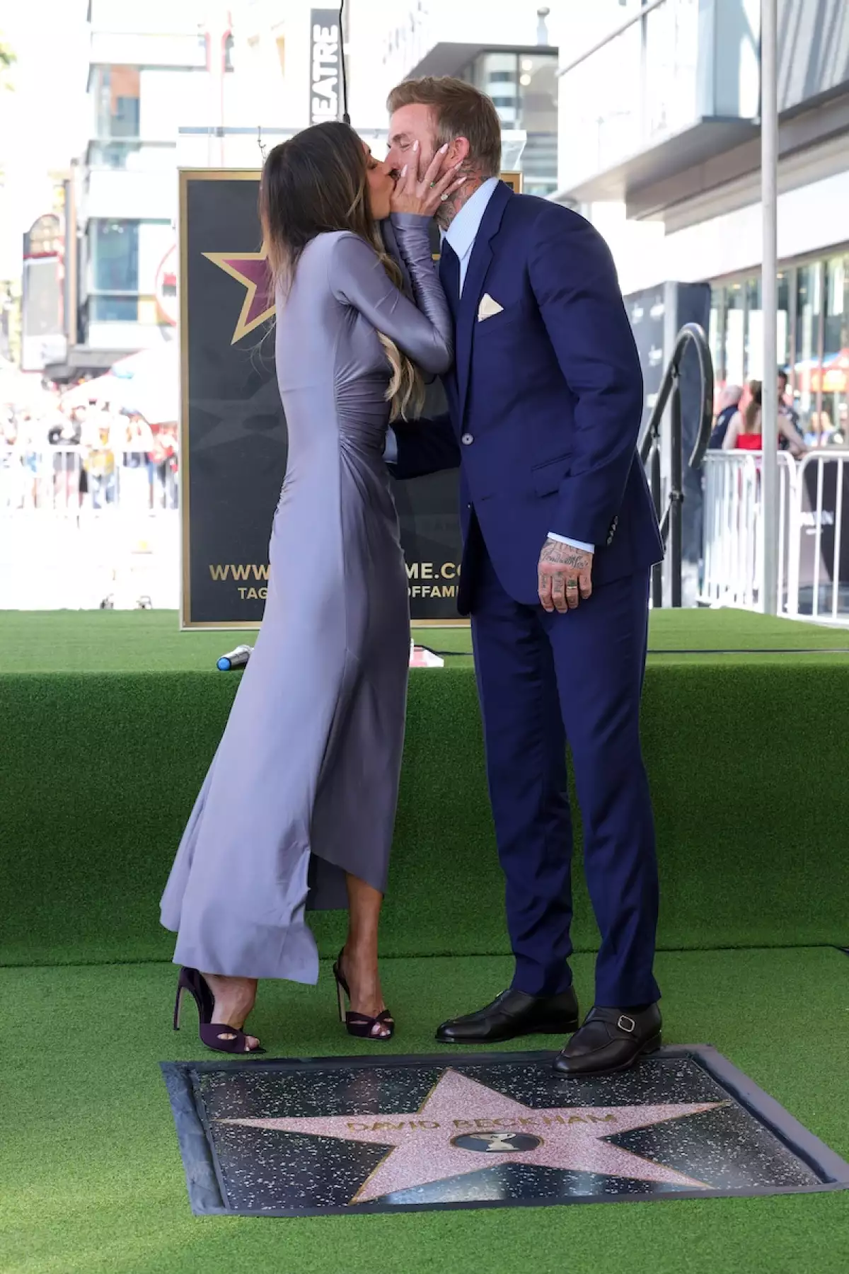 David Beckham devela su estrella en el Paseo de la Fama de Hollywood ...