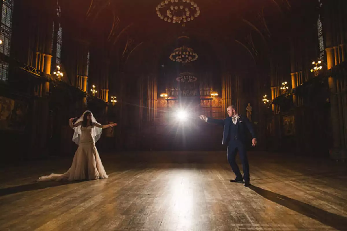 Esta pareja logró una boda de ensueño al estilo Harry Potter.