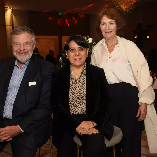 Wolfgang Dold, Marta Durán de Huerta y Hanna Dold 