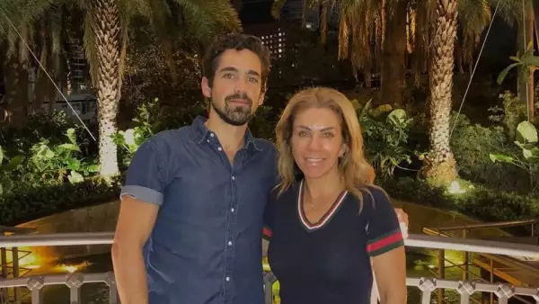 Rocío Sánchez Azuara y su hijo José Luis.