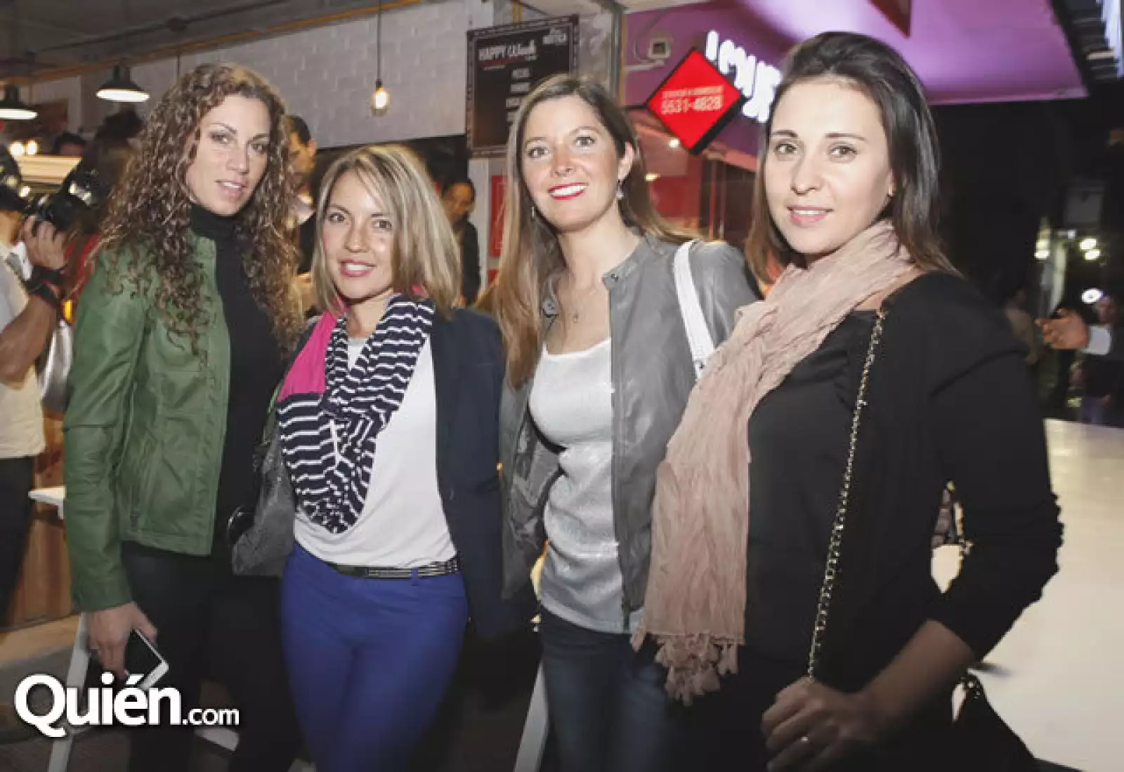 Erika Orezza,Merzy Rosas,Olivia Palomares y Fernanda Cortina