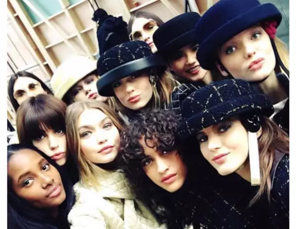 Selfie para Chanel.