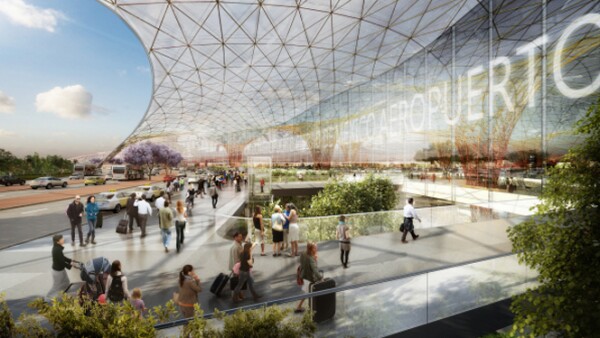 Como una "escultura que vuela" calificó el arquitecto Norman Foster al nuevo aeropuerto que construirá en la Ciudad de México junto con Fernado Romero, yerno de Carlos SLim, al presentar el proyecto en Los Pinos al presdidente Enrique Peña Nieto.