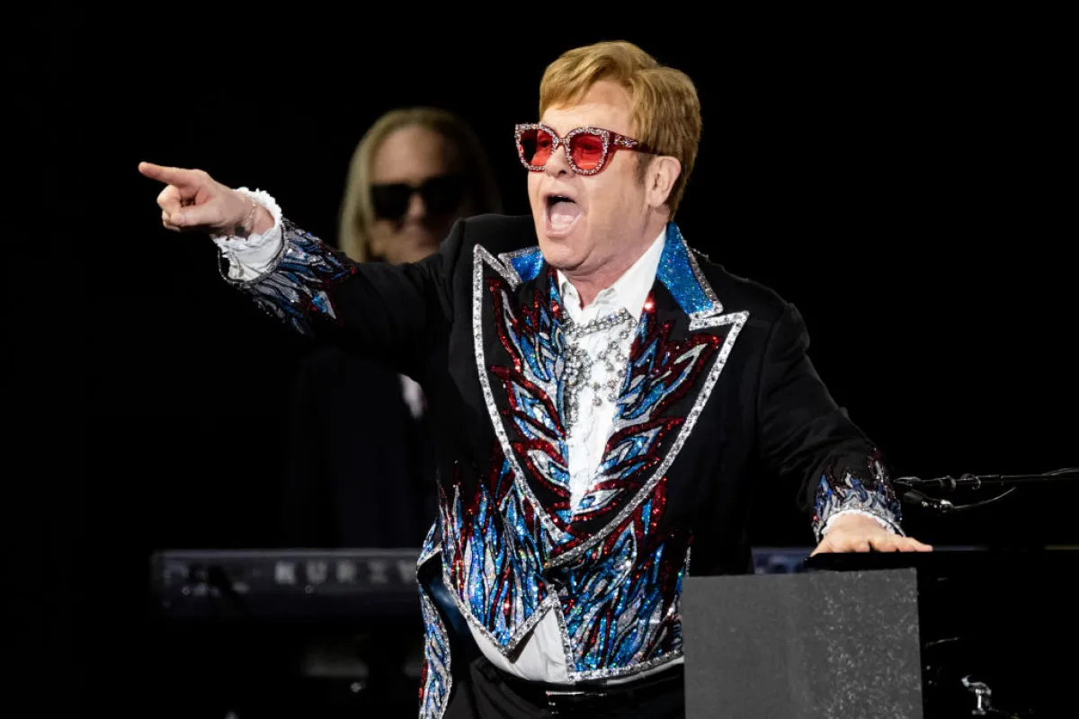 Elton John Performs At Dodger Stadium