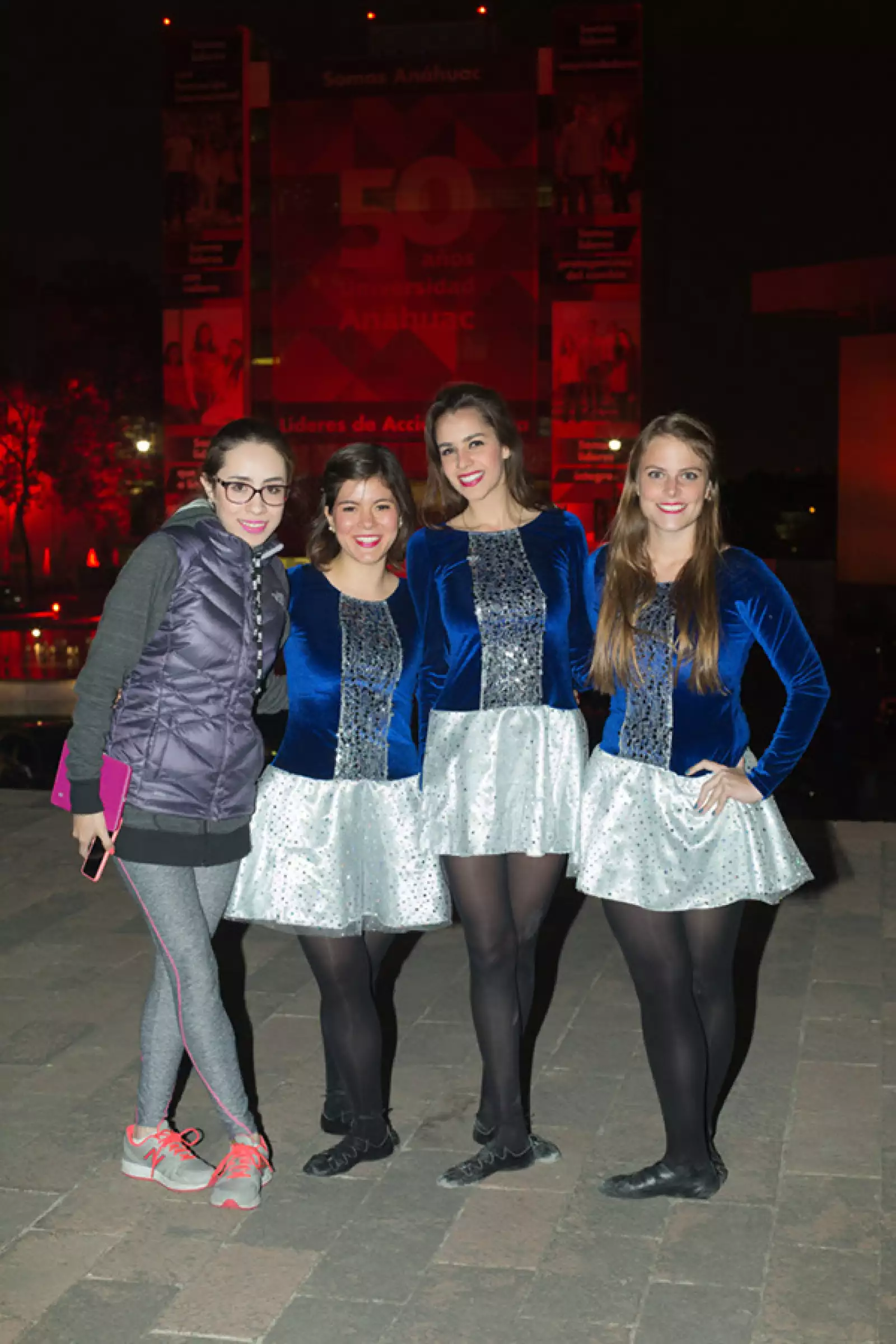 Luz María López, Sofía Huerta, Daniela García y Chaveli Occeli