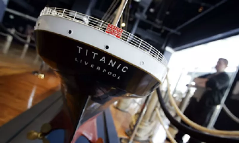 El Titanic chocó en abril de 1912 con un témpano de hielo en el Atlántico Norte durante su viaje inaugural. (Foto: AP)