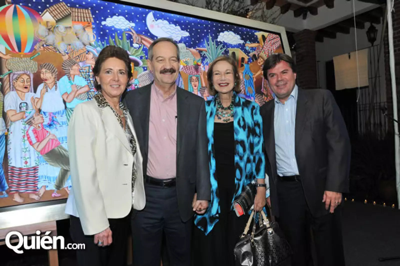María Cristina García Zepeda, Enrique Goldbard, Guadalupe Loaeza y José Zorrilla