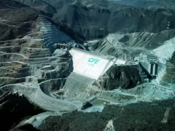 Hidroeléctrica. Foto: CFE