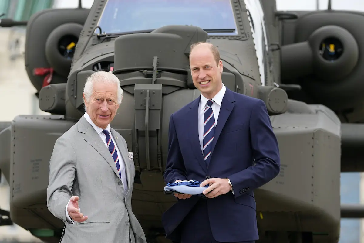 The King Passes Role Of Colonel-In-Chief Of The Army Air Corps To The Prince Of Wales