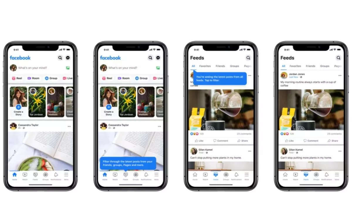 Cambia Facebook apariencia del feed