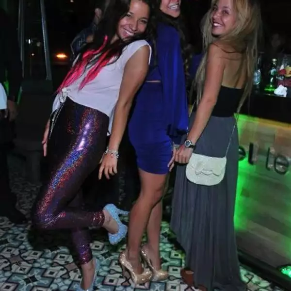 Paola Wong,Cuca Díaz y Pamela Wong