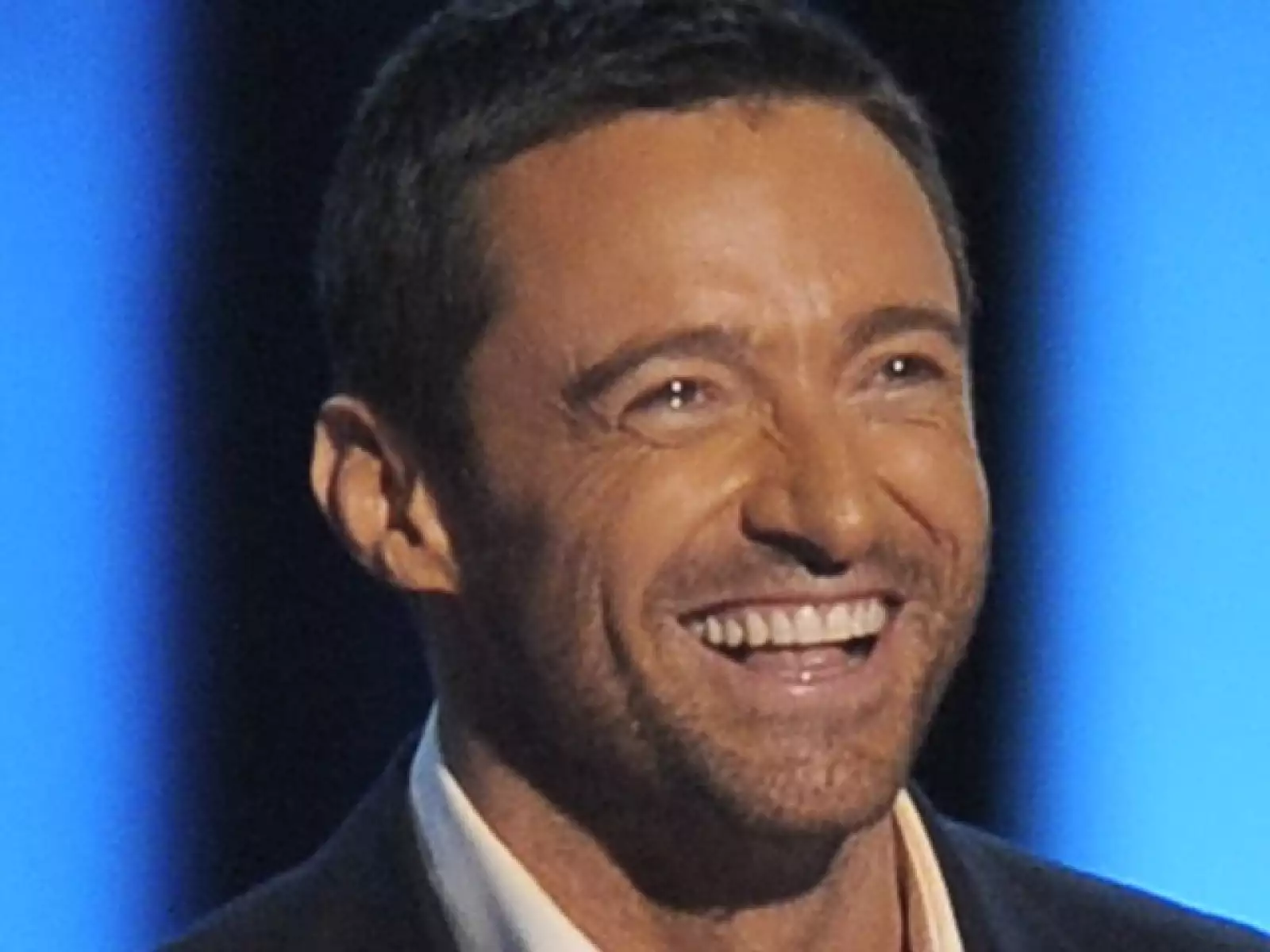 Hugh Jackman también sonrió cuando lo premiaron como mejor estrella de acción.