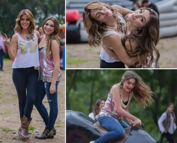 Sofía Castro asistió al cumpleaños de su amiga. Ambas lucían looks estilo western y guapas.
