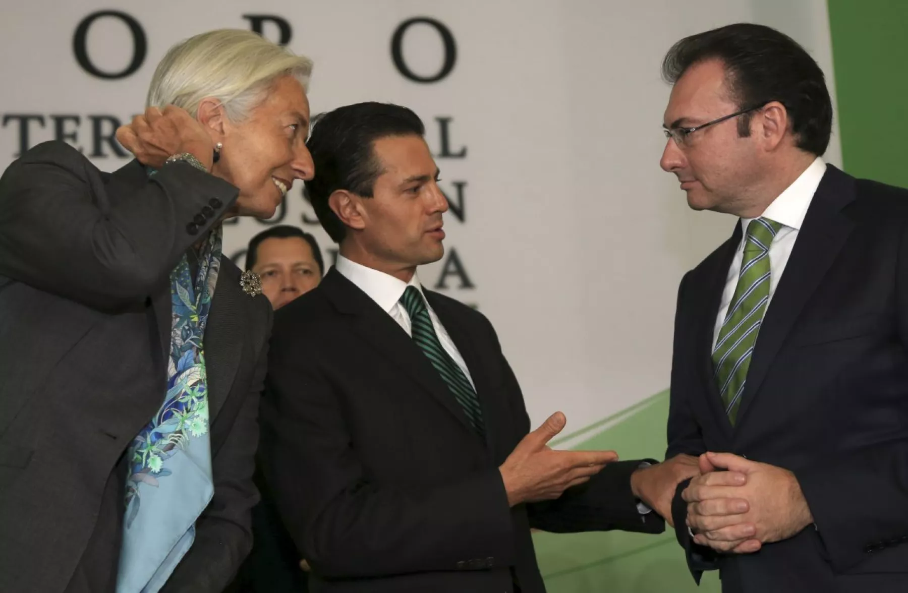 Enrique Peña Nieto junto a Luis Videgaray 