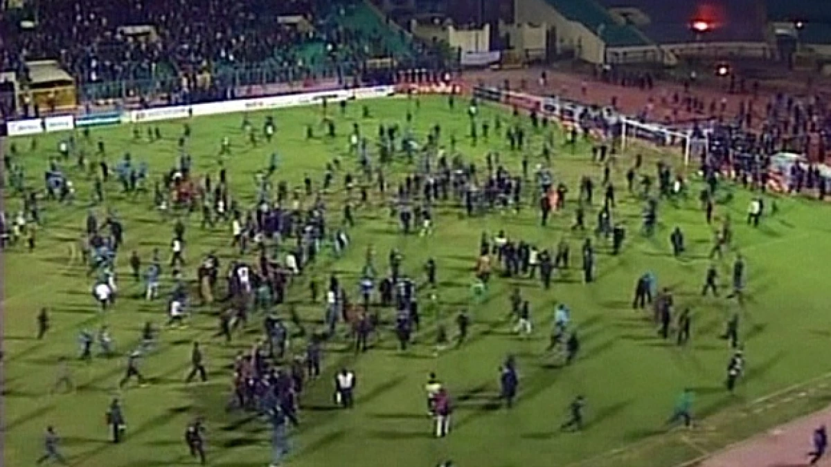 Estampida en estadio Port Said