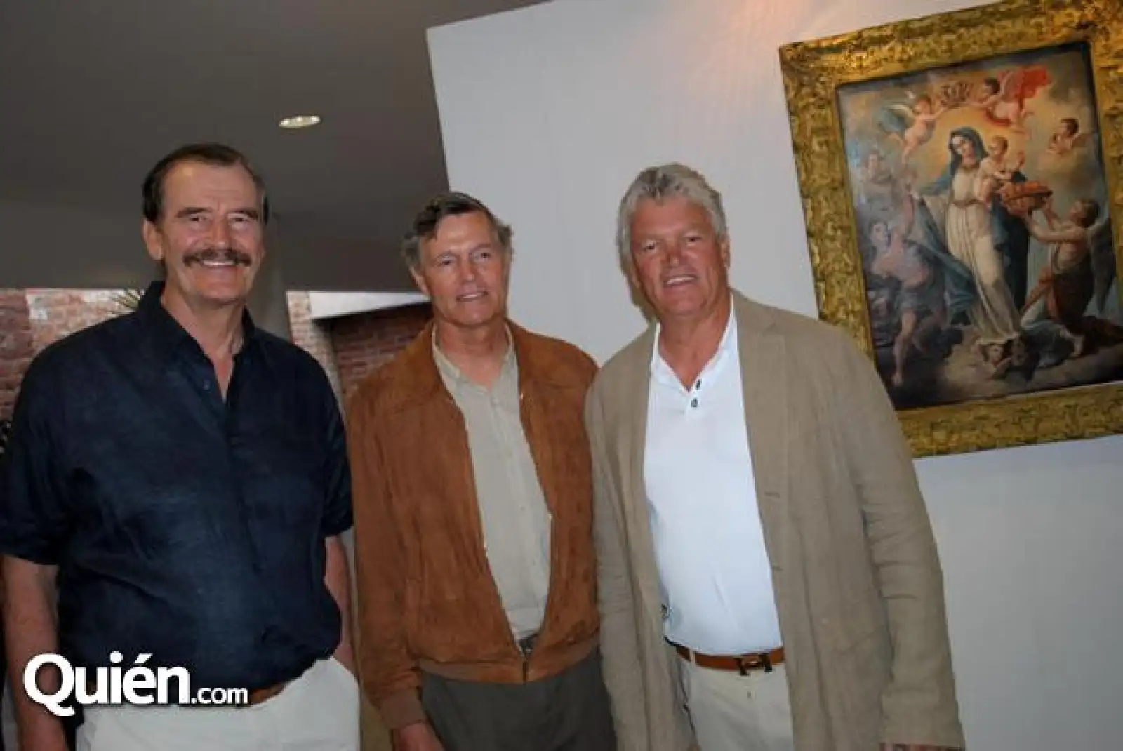 Vicente Fox,Steve Hilton y Barrón Hilton