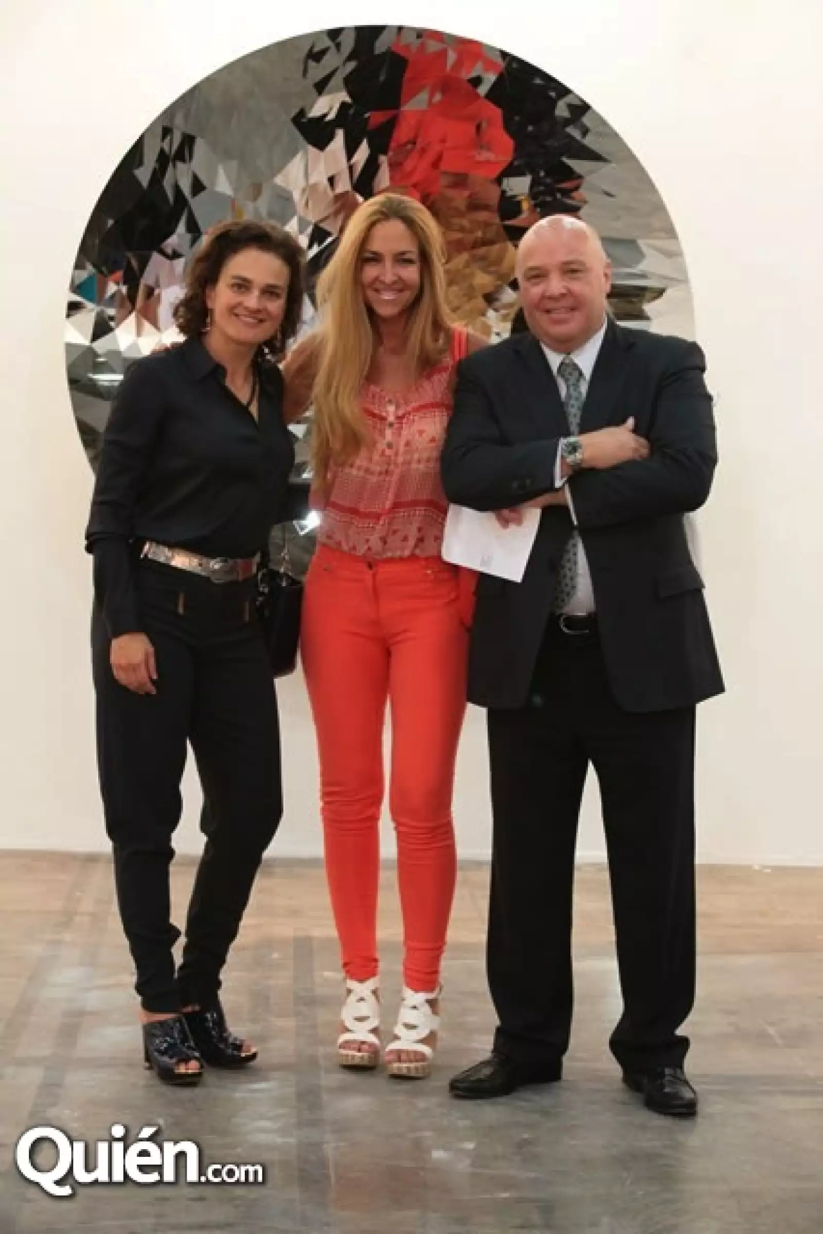 Christa Ramírez de Aguilar, Mariana Rivas y Alberto Ramírez de Aguilar