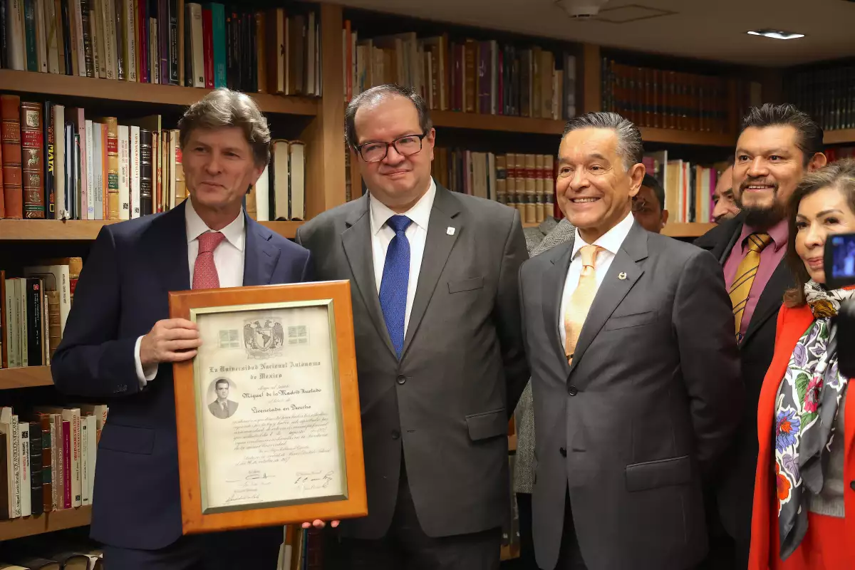 Enrique de la Madrid, Leonardo Lomelín  y Raúl Contreras Busta