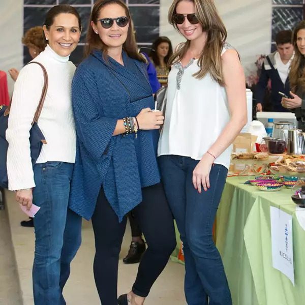 Patricia Yonker, Mónica de Sinibaldi y Gladys Castañeda