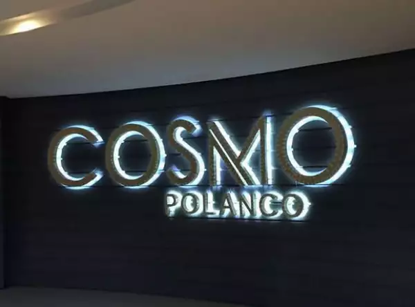 Entrada de Cosmo en la calle Homero.
