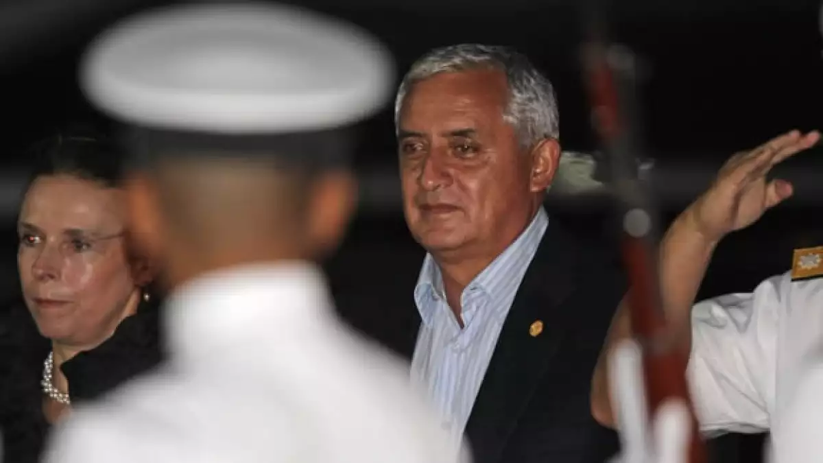 El presidente de Guatemala, Otto Pérez