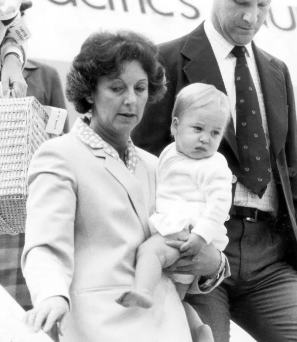 Barbara Barnes y el príncipe William