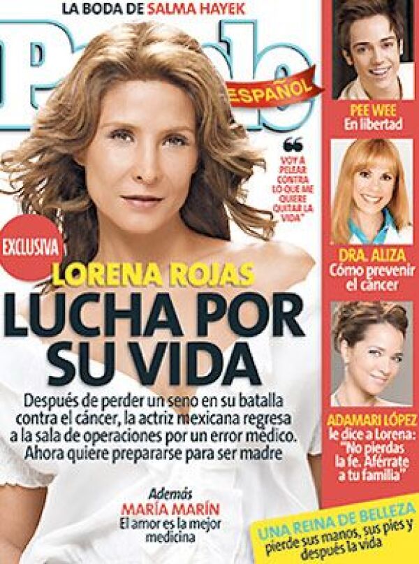 En la edición de abril de People en Español, la actriz hablará de su lucha contra la enfermedad.