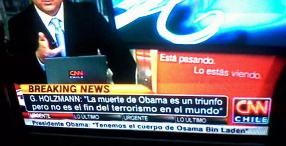Luego de que se dio a conocer la noticia sobre la muerte del terrorista Osama bin Laden, algunos titulares confundieron su nombre con el del presidente de Estados Unidos.