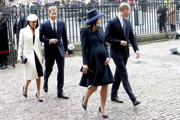 Meghan Markle, Kate, William y Harry