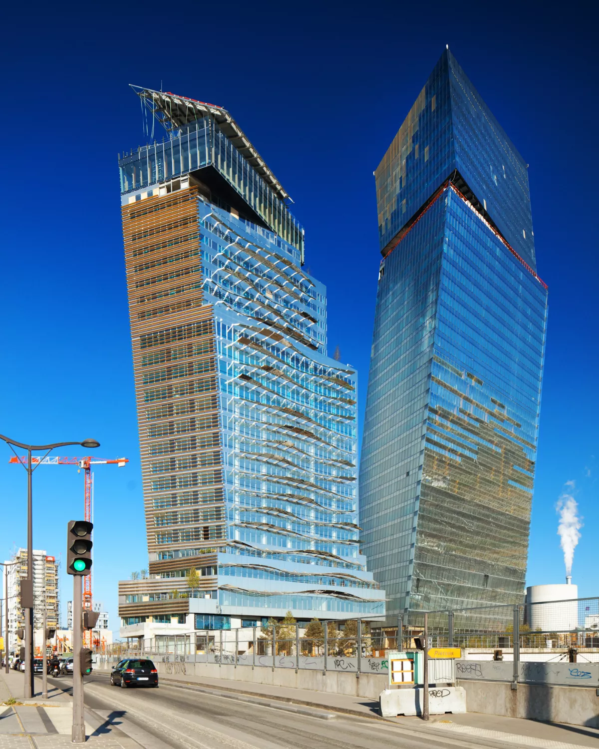 Duo Towers Paris  construida con cemento Cemex