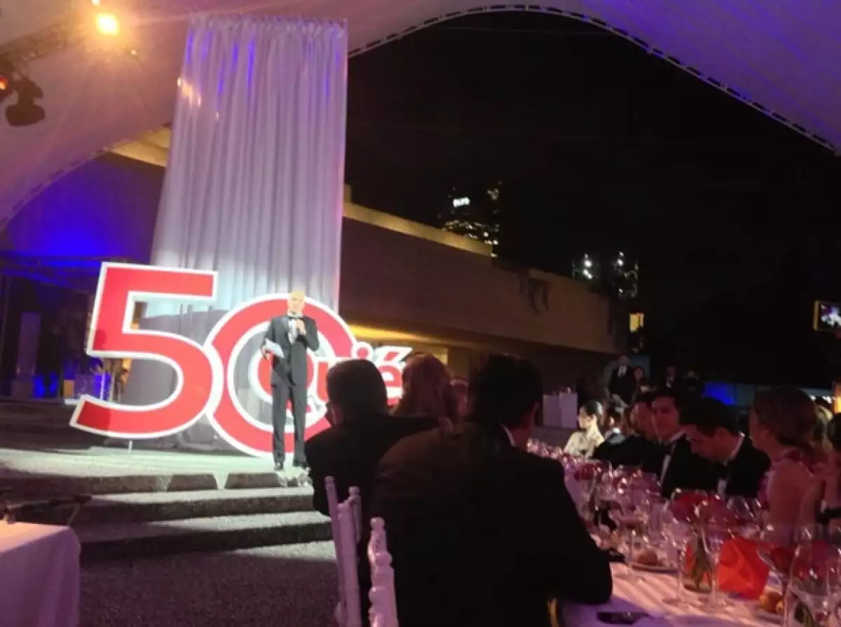 Manuel Rivera, CEO de Grupo Expansión, dio la bienvenida a todos los invitados con un discurso en el que resaltó la labor de los reconocidos.